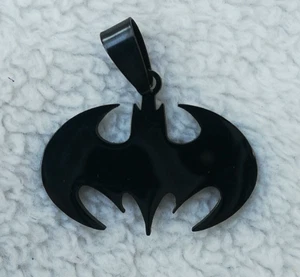 Titanium 316L Stainless Steel The Dark Night Batman Biker Pendant DC Super Hero - Picture 1 of 6
