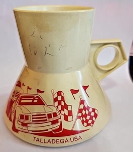 Vintage Talladega Kaffeetasse verschüttet rutschfest Plastikbecher I Love Racing - Bild 1 von 6