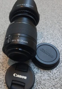 Canon EF-S 18-55mm 1:3.5-5.6 III MACRO Zoomobjektiv, für EOS DSLR-Kameras - Bild 1 von 13