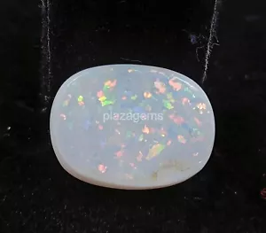 Natural Certified 7.00 Ct Ethiopia White Fire Opal Oval Cut Loose Gemstone 4AUQ - Picture 1 of 6