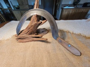 Vintage Village Blacksmith Sickle Farm Tool - Picture 1 of 12