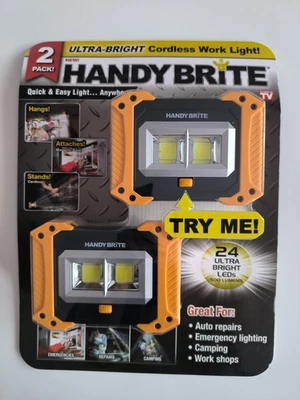 Handy Brite HBWLPKG-01-0621-200 24Ultra-Bright LED Work Light, 2pc Sealed  - Image 1 of 4