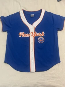 Camiseta de béisbol para mujer New York Mets Lady Slugger mercancía genuina MLB talla M - Imagen 1 de 10