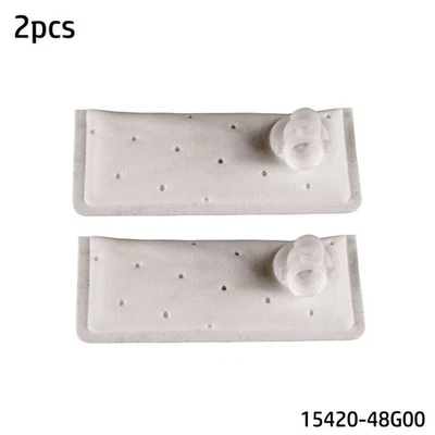 Fuel Pump Filter Strainer 2pcs/set Accessories Filter Fiber 15420-48G00 - Image 1 of 4