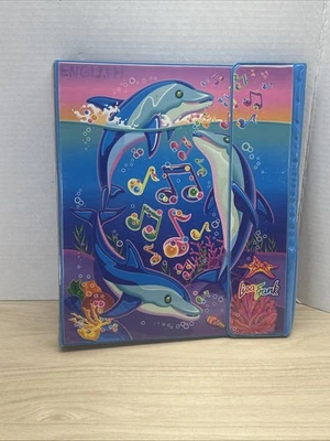 Lisa Frank Binder Dolphins Notas Musicales Años 90 De Colección 3 Anillos Material Escolar Foto 1 de 4