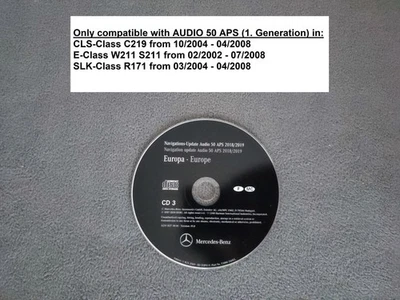 CD Navigation Mercedes AUDIO 50 APS NTG1 FRANCE FRANKREICH MONACO 2018/2019 - Bild 1 von 2