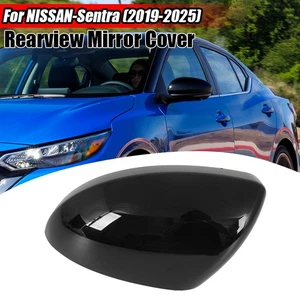 Left Side Gloss Black Replacement Mirror Cover Cap for 2020-2025 Nissan Sentra - Picture 1 of 10