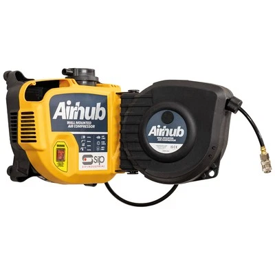 SIP AirHub Air Compressor Wall-Mounted Direct Drive 1.5hp 8 Bar 6.3CFM Low Noise - Image 1 of 4