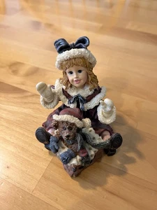 Boyds Bears Yesterday's Child Dollstone Kimberly with Klaus Christmas #3547 - Bild 1 von 6