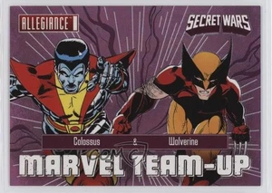 2024 Allegiance: Marvel Secret Wars 1984 Team-Up Colossus & Wolverine #TU-1 08nk - Picture 1 of 3
