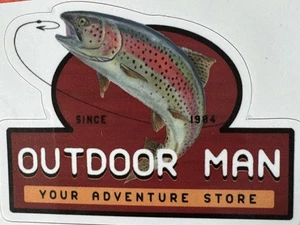 FLY FISHING STICKER FLY BOX TROUT FISHING, LIMITED EDITION FISHING STICKER - Picture 1 of 2
