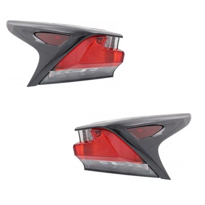 For Lexus NX200t/NX300h 2015-2017 Tail Light Driver & Passenger Side Pair - Imagem 1 de 4