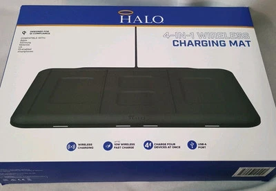 HALO Universal Wireless 4-in-1 Charging Mat Allows for Charging up to Four New - Image 1 of 4