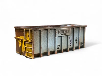 BUNTERS YARD Modelleisenbahn 40yd Skip - Blue Bunters - Spur O