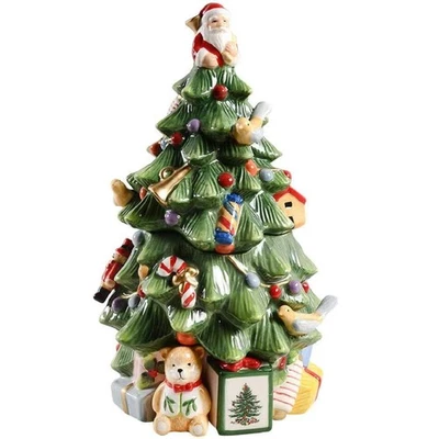 Spode Christmas Tree 250th Anniversary Edition Figural Cookie Jar - Image 1 of 4