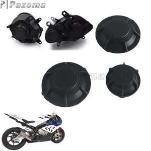 Motorcycle Headlamp Rear Cover Dust/Waterproof Black For BMW S1000RR R1200RS HP4 - Picture 1 of 9