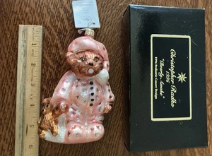 1996 CHRISTOPHER RADKO "BEARLY AWAKE" PÄDIATRIC CANCER DESIGN MIB - Bild 1 von 5