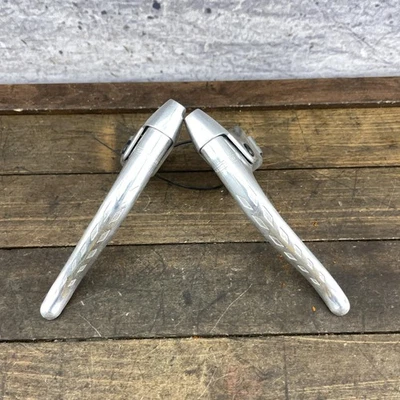 Пара винтажных тормозных рычагов для шоссейного велосипеда BL-2304 сплав аэро стиль 165 г, без остановок - Изображение 1 из 4