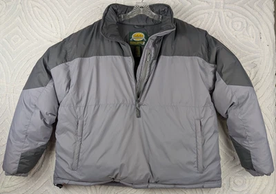 Cabelas Mens Premier Northern Goose Down Jacket Sz XL-Reg 1/2 Zip Pullover Coat - Image 1 of 4