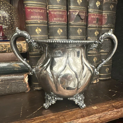 Victor Co Quadruple Silver Plated Sugar Bowl. - Image 1 of 4