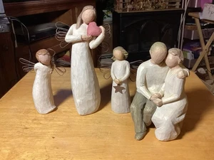 Willow Tree Lot 3 Anniversary Thank you Angel Of Heart Light - Bild 1 von 3