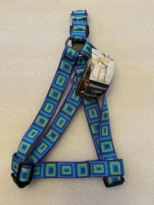 "Arnés ajustable de nailon para perros pequeños Lupine Pet 1"" vidrio marino 19-28""" Foto 1 de 4