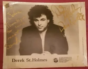 FOTO AUTOGRAFIADA DE DEREK ST. HOLMES - Imagen 1 de 1