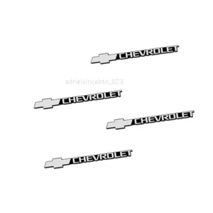 4x Para Coche Audio Accesorios Emblema Pegatinas Ornamento Insignias Pegatinas CHEVROLET - Imagen 1 de 1