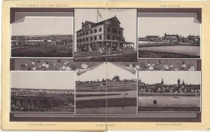 1892 Martha's Vineyard Massachusetts Souvenir Reprint Edgartown Vineyard Haven - Picture 1 of 3