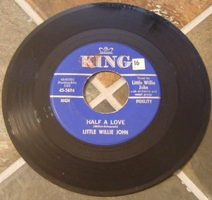 Northern Soul 45 RPM By Little Willie John, "Half A Love" on King - Picture 1 of 2