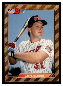 1992 Bowman Foil #569 CHRIS ROBERTS RC USA ~F3LL