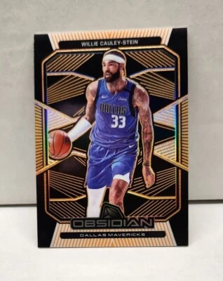 WILLIE CAULEY-STEIN 2019-20 Obsidian ORANGE ELECTRIC  #'d /50 ~ Dallas MAVERICKS - Image 1 of 3