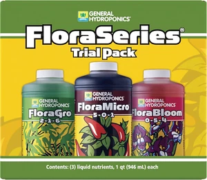 Floraseries Hydroponic Nutrient Fertilizer System Trial Pack with Floramicro, Fl - Picture 1 of 12