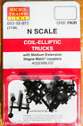 Micro-Trains Line #00302072 (1138) Coil-Elliptic Trucks (One Pair)
