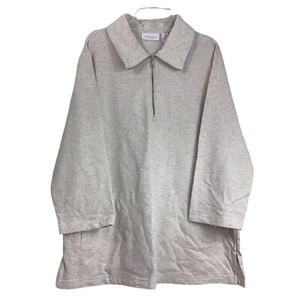 Top de mujer Weekends by Chico’s cuello con cremallera manga 3/4 Chico’s talla 2 - L/12 - Imagen 1 de 4
