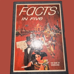 Vintage 1967 3M Bookshelf FACTS IN FIVE "The Game of Knowledge - Picture 1 of 2