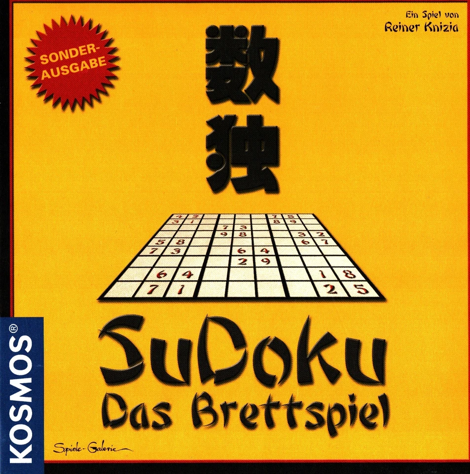 GW0805 SuDoku Das Brettspiel Sonderausgabe gelb - Bild 1 von 1