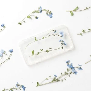 Jewelry Forget-Me-Not with Stem Dried Flowers Pressed Flower Don't Forget Me - Picture 1 of 7