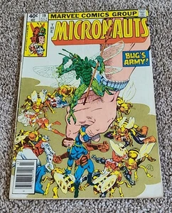 The Micronauts 1980 Issue #19 Bugs Army Marvel Comics - Picture 1 of 3