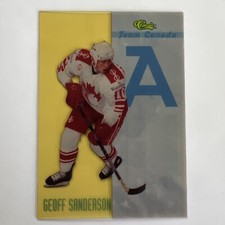 1993 Classic Hockey Draft Geoff Sanderson #TC6 Limited Edition