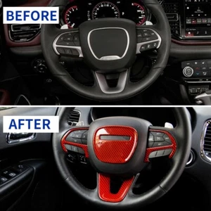 Verbessern Sie das Fahrerlebnis mit roter Lenkradverkleidung für Dodge für Dur - Picture 1 of 11