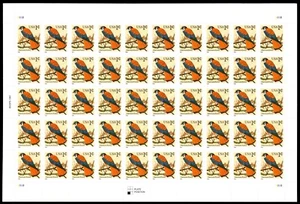 Scott #3031 1999 American Kestrel (Black Date) Sheet of 50 Stamps - MNH P#8888 - Picture 1 of 1