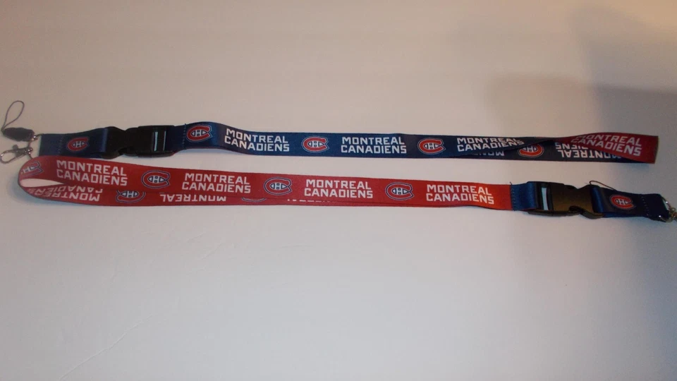 Dos cordones Montreal Canadiens NHL impresos en ambos lados 25" envío gratuito Foto 1 de 1