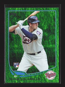 2013 Topps Baseball Emerald Foil #US324 Chris Colabello Emerald Foil