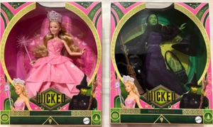 New in Box Mattel Wicked Movie Glinda and Elphaba Deluxe Doll Set Misprint URL - Picture 1 of 3