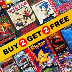 KAUFEN SIE 2 ERHALTEN SIE 2 GRATIS Sega Megadrive Genesis Retro Poster - Gami... - Bild 1 von 42