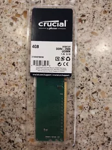 4GB Crucial DDR4 (UDIMM) 2666 MHz  SDRAM Memory (CT4G4DFS8266) - Picture 1 of 2