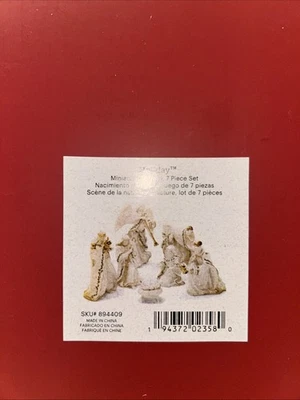 LENOX Holiday, Miniature Nativity, 7 Piece Set, #894409 NIB!!*