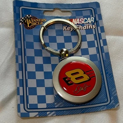 Dale Earnhardt Jr. #8 NASCAR Metal Keychain - Image 1 of 3