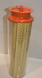 NEU - Vintage Tupperware 7 Tassen Pasta Acryl Kanister ~ orange Deckel ~ Nr. 1486 - Bild 1 von 4